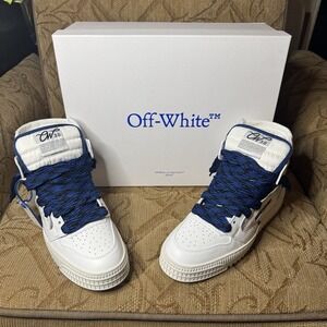 Off-White Men's 3.0 Off Court Sneakers White Navy Blue 9 US / 42 EU‎ $850